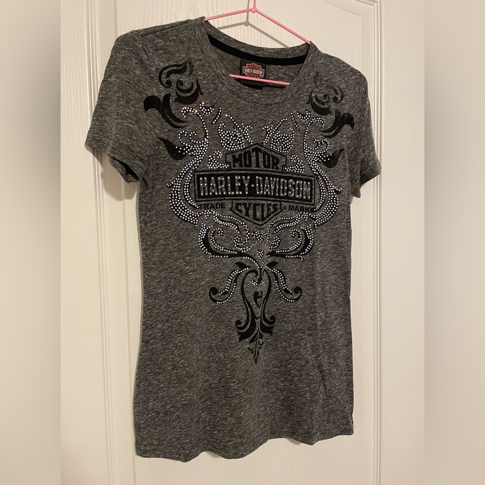 Harley Davidson - Rhinestone T-Shirt